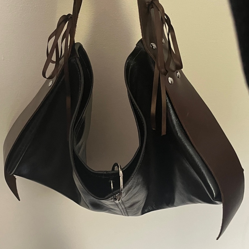 le-febour Dark Brown Strap and Body Shoulder Bag